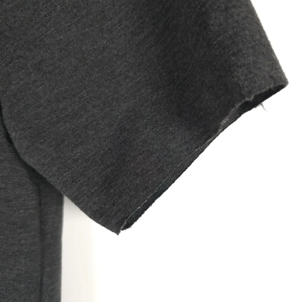 JORDAN Crew Neck Seamless Short‎ Sleeve Soft T-Shirt SMALL Stretch Dark Gray